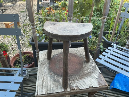 French vintage half round - french,