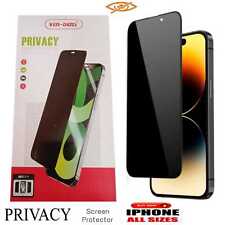Privacy Tempered Glass Screen Protector For iPhone 15 14 13 12 11 Pro Max Plus X