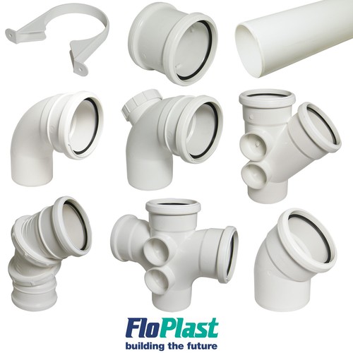 Floplast 110mm white - white, soil