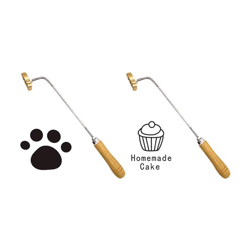 Branding iron for - branding, cake