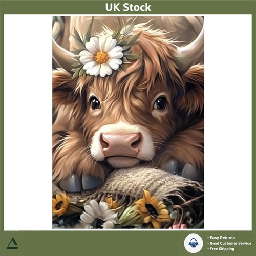 Sparkling highland cow - cow, 5d