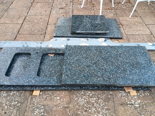 Solid granite kitchen - granite,