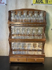 Vintage Antique Wooden Spice