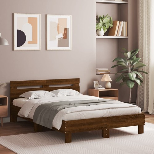 Bed frame with - frame, and
