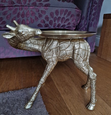 Gold Giraffe Side Table Coffee Table Indoor Home