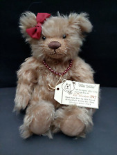 Ollies Teddies 'Abigail' Hand made ooak bear October 1997 by Olive Farrell 11"