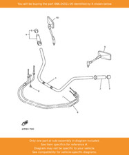 YAMAHA Cable, Throttle 1