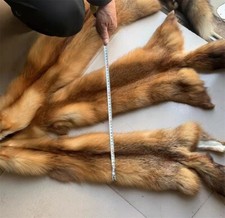 Real Red Fox Fur Pelt Skin