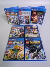 PS4 7 Lego Game Bundle - Harry Potter Marvel Star Wars Batman -Playstation 4 PS5