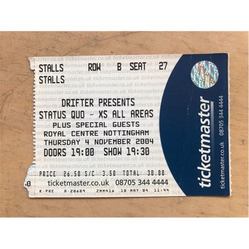 Status quo nottingham royal - quo,