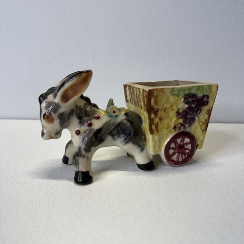 Vintage italian pottery - italian, donkey