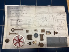 Live Steam  model castings and plans for Perseus  stationary  Mill engine 