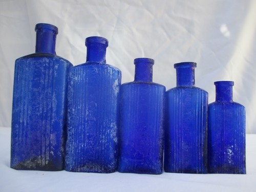 Superb set vintage blue - vintage,