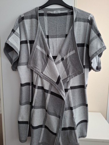 Waterfall cardigan sleeveless - waterfall,