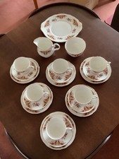 21 Piece Bone China Tea-Set: Duchess Pattern 394