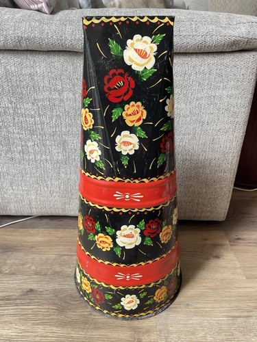 Vintage hand painted barge - painted,