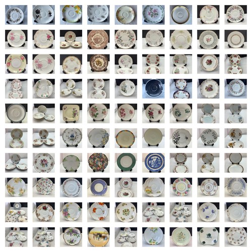 Vintage china saucers - china,