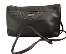 NEW Crossbody minimilist black Italian leather evening bag Xmas parties ?! ENNY