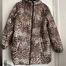 Studio Leopard Print Coat Size