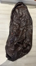 Cozibag Faux Brown Leather Beanbag No Beans - Stored In Shed