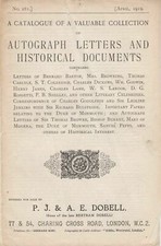 AUTOGRAPH LETTERS AND