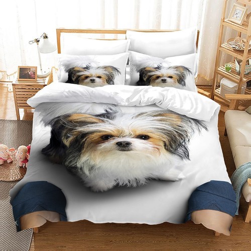 Simple dog quilt cover - simple, set