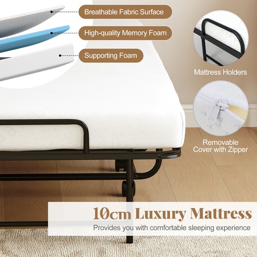 Cot size foldable bed - foldable,