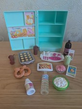 Barbie Spare Fridge & Accessories From 1996 Motorhome For Dolls Vintage Mattel