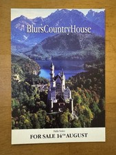 RARE LARGE PROMO POSTCARD - BLUR - COUNTRY LIFE (1996) OASIS BRITPOP