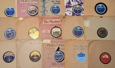 Job lot #6 :  15 x 10" 78rpm records - 1930s and 40s jazz/blues
