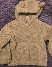 Girls Nutmeg Fur Coat 2-3