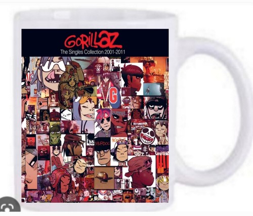Gorillaz band singles mug - , new