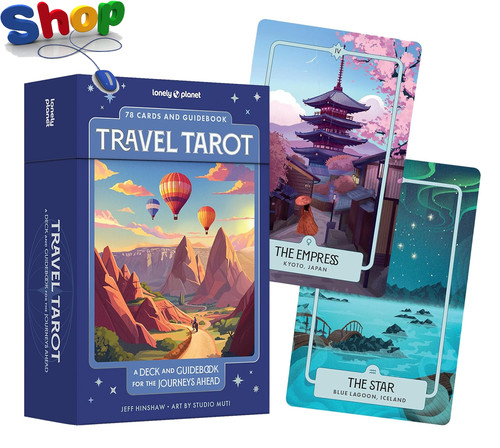 Lonely planet travel - travel, tarot