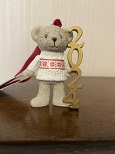 HARRODS 2024 CHRISTMAS RESIN BEAR NOAH YEAR DECORATION  LABELLED NEW