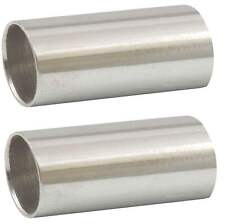 Steel Guitar Slide x2 Chrome