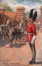Royal Scots Greys Soldiers Postcard Raphael Tuck military Series