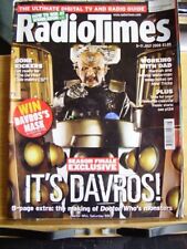 RADIO TIMES JULY 2008 DR WHO MASKS  DAVROS DALEKS DENNIS HANNAH  WATERMAN