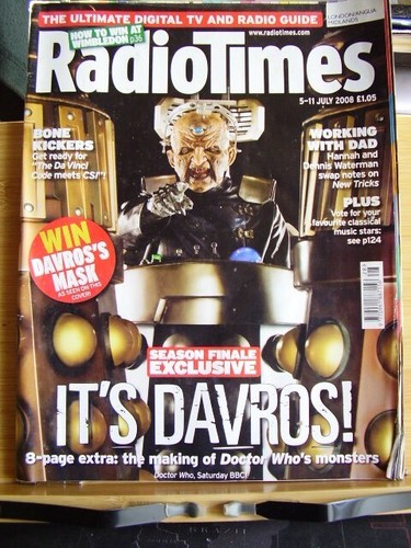 Radio times july 2008 - 2008, who