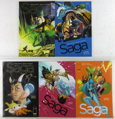 Saga image comics lot - comics,