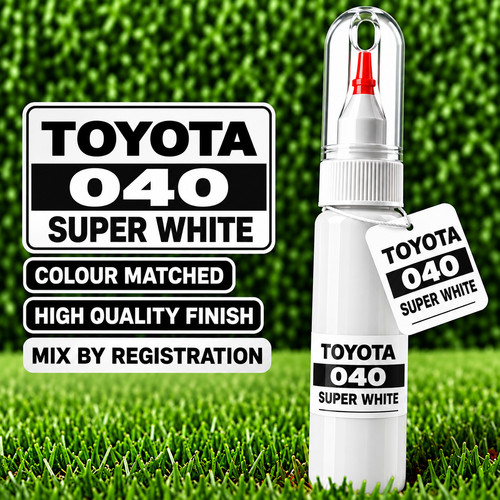 Toyota 040 super white paint - super,