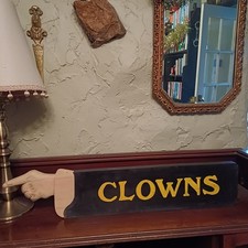 Clowns Hand Painted Fairground