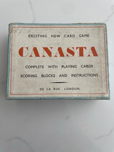 Vintage canasta card game - vintage,