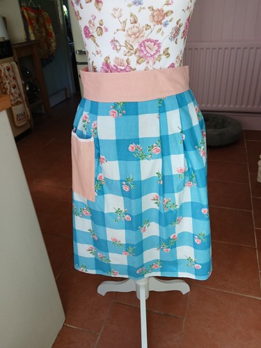Vintage 1950 waist tie apron - 1950,s,