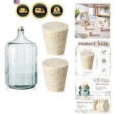 2 Pcs Carboy Cork Stopper