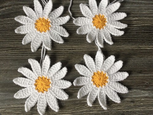 Appliqué flowers pack 4 - appliqué, flowers-