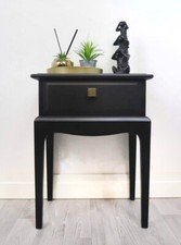 Stag Minstrel Vintage Slim Narrow Bedside Tables Bespoke