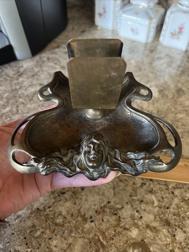 Art nouveau woman bronze - woman,