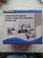 Three Function Shower Mixer Tap New Chrome Finish