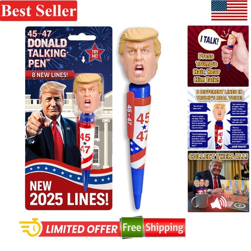 Donald trump talking pen - trump,