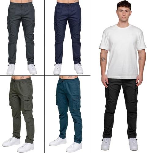 Enzo mens cargo pants - enzo,